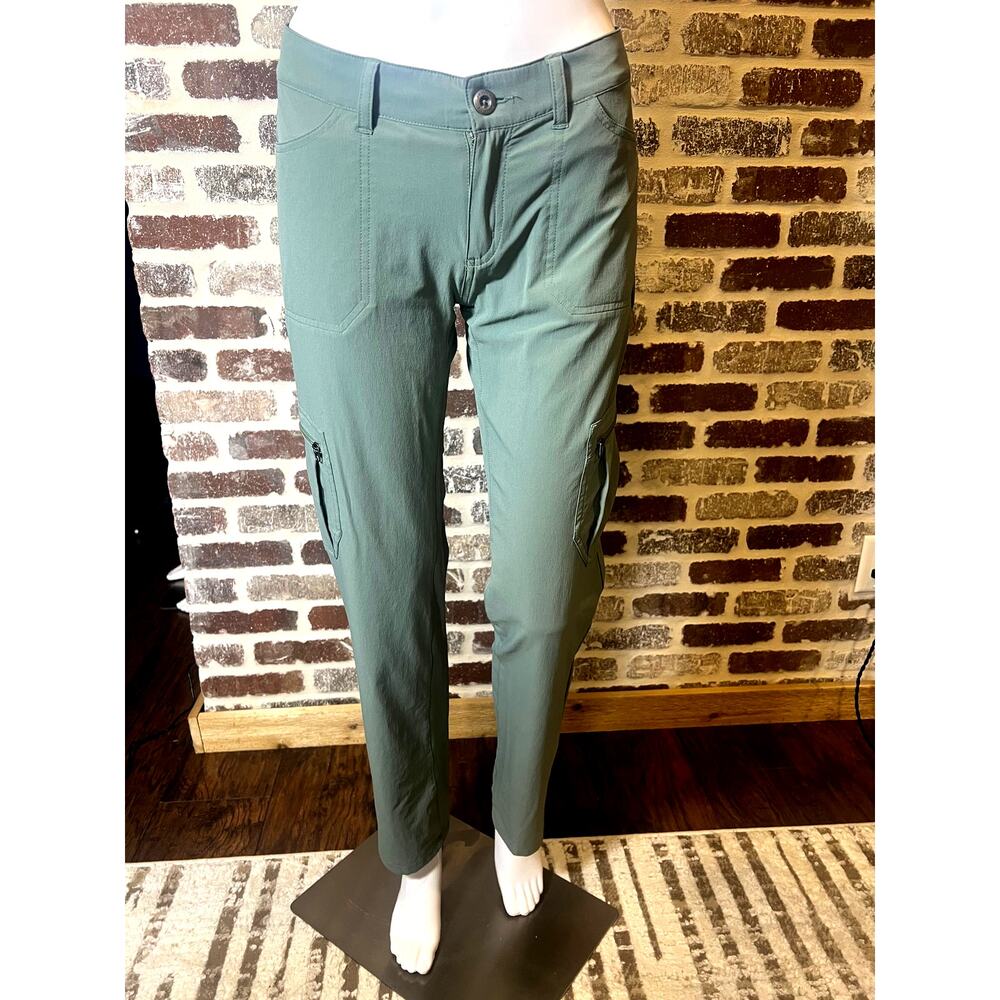 Patagonia Tribune Zip Pockets Stretch Hemlock Green Pant Women's Size 2